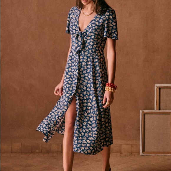 Sézane Ophelia Dress in Cara - Picture 1 of 5